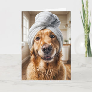 Carte Golden Retriever Anniversaire Autosoins