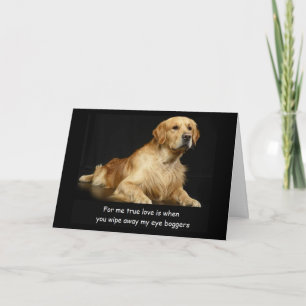 Carte Golden retriever Funny Birthday