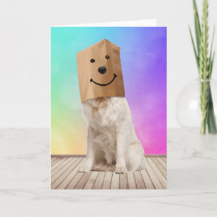 Carte Golden Retriever Humour d'anniversaire