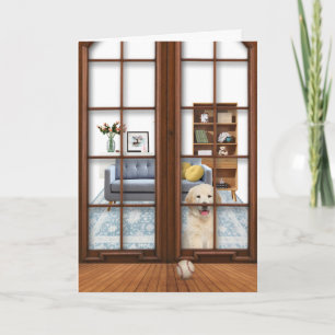 Carte Golden Retriever Puppy Get Well Card