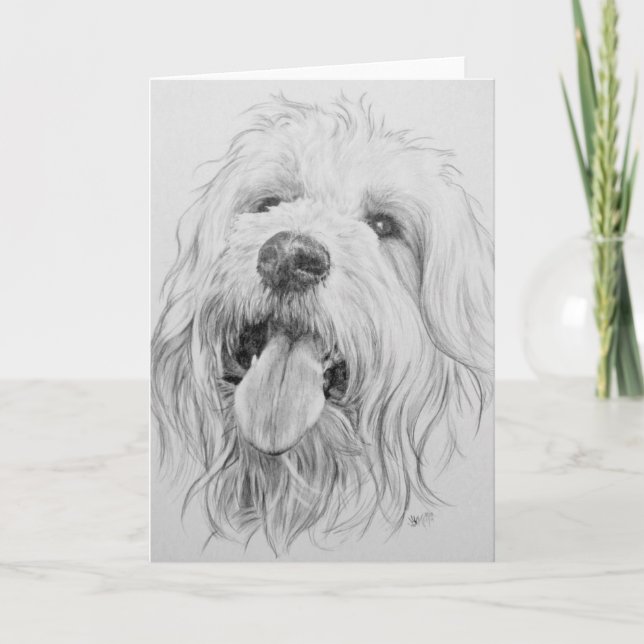 Carte Goldendoodle (Devant)