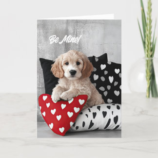 Carte Goldendoodle Chiot Valentine