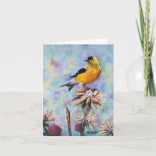 Carte Goldfinch Bird Art Toute l'Occasion