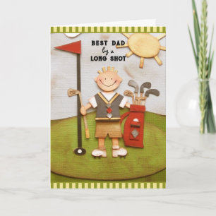 Carte golf dad fête des pères