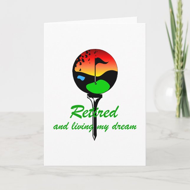 Carte Golf et retraite (Devant)