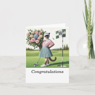 Carte Golf Félicitations pour le golfeur sur le golf