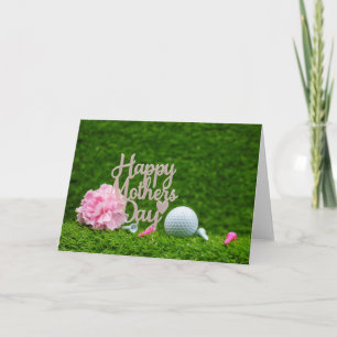 Carte Golf Fête des Mères avec golf T'aime maman
