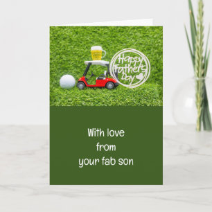Carte Golf Joyeuse fête des Pères
