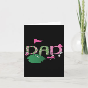 Carte Golf Papa Trou en un Golf 1ère fête d'anniversaire