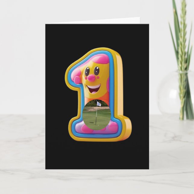 Carte Golf. Trou en un. (Devant)