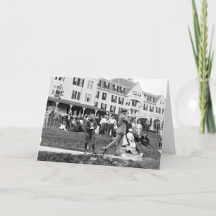 Carte Golf vintage, 1890s