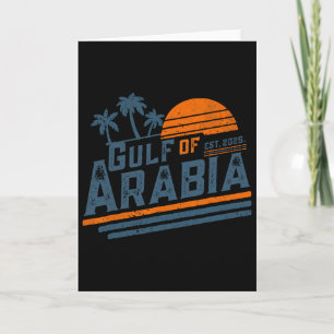 Carte Golfe d'Arabie Est 2025 Trump Golfe Arabique Drôle