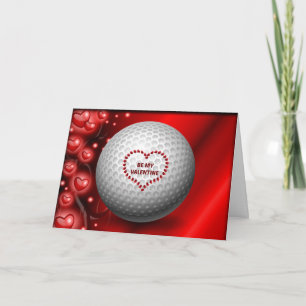 Carte Golfer - Soyez ma Saint-Valentin