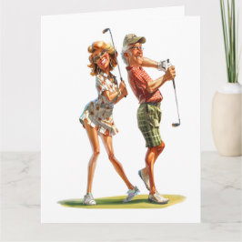 Carte Golfers Seniors Sensationnels