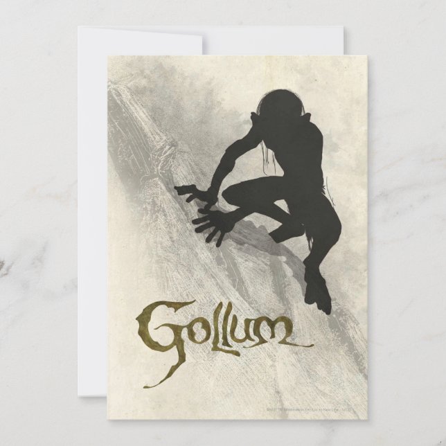 Carte GOLLUM™ Concept Sketch (Devant)