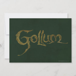 Carte GOLLUM™ Nom - Texté