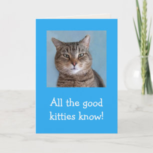 Carte Good Kitties Meowful Anniversaire