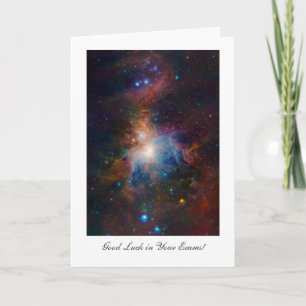 Carte Good Luck in Your Exams, Orion Nebula