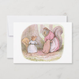 Carte Goody et Mme Hackee (écureuils) (Beatrix Potter)
