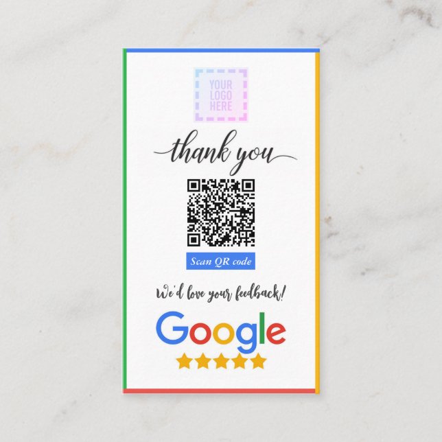 Carte Google de révision avec coupon coupon coupé  (Devant)
