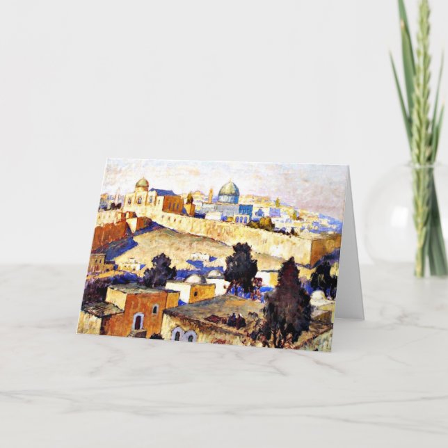 Carte Gorbatov - Jérusalem 2, peinture d'art (Devant)