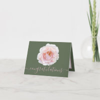 Gorgeous Rose Rose Green fond de page Félicitation