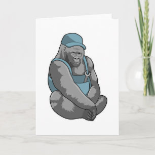 Carte Gorille artisan avec clé