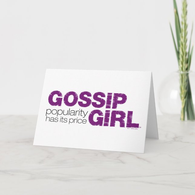 Carte Gossip Girl - La Popularité A Son Prix (Devant)
