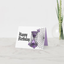 Goth Spiderweb et Hourglass Anniversaire