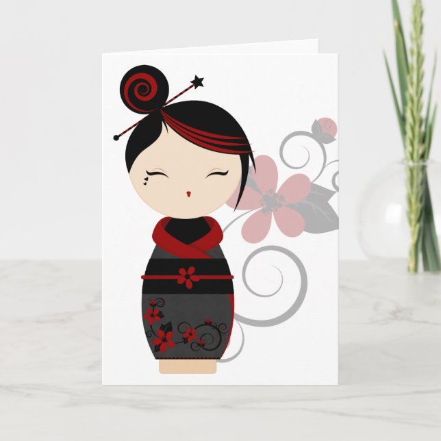 Carte gothique de Kokeshi (Devant)