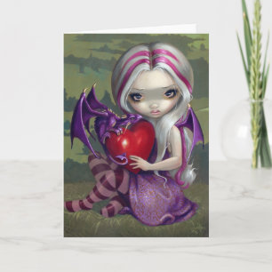 Carte gothique Valentine Dragon