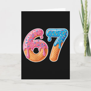 Carte Goutte de glace Six Sept 6 7 Meme 67 