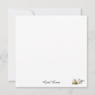Carte Grá/ Love Flat Card