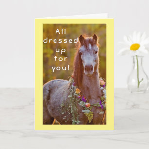 CARTE GRACEFUL BEAUTY DIT **HEUREUX ANNIVERSAIRE D'AVRIL