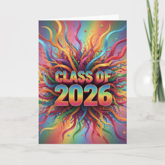 Carte Graduate 2026 Ribbons Card