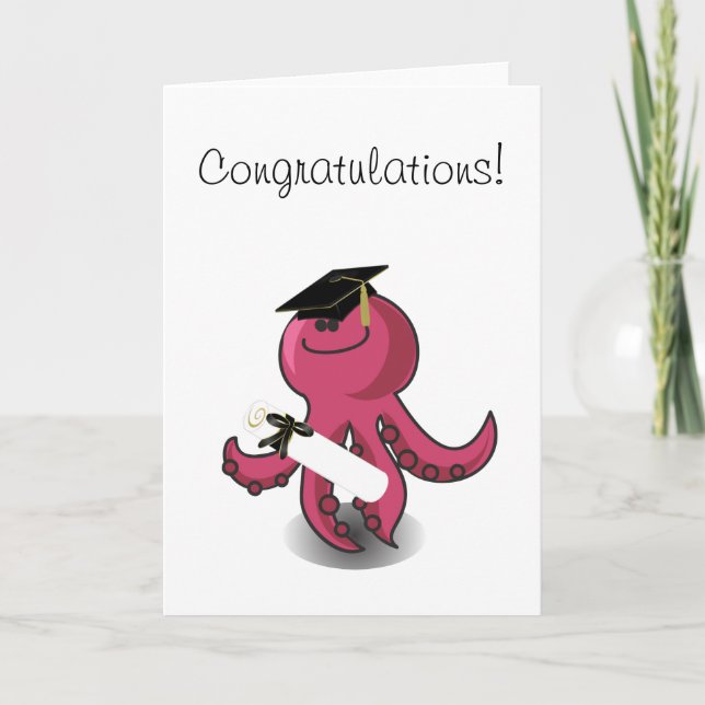 Carte Graduate de purple octopus (Devant)
