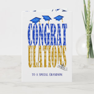 Carte Graduation 2025 pour Grand-fils