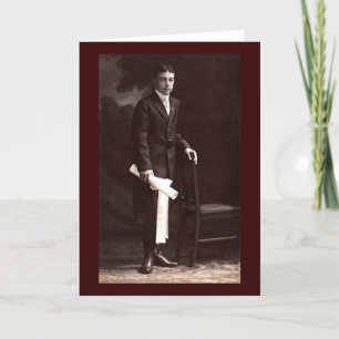 Carte Graduation Boy