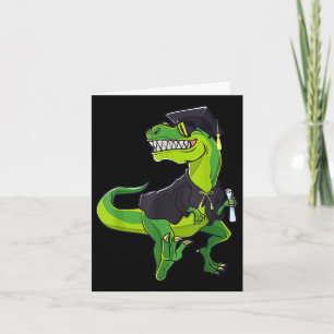 Carte Graduation Cl De 2025 Dinosaur Dinosaure T-rex Gra