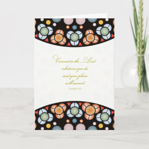 Carte Graduation Congratulations Scripture Card