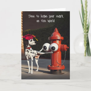 Carte Graduation Dalmatie Par Hydrant De Feu