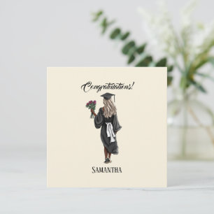 Carte Graduation de l'aquarelle personnalisée (4)
