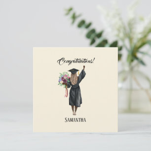 Carte Graduation de l'aquarelle personnalisée (7)