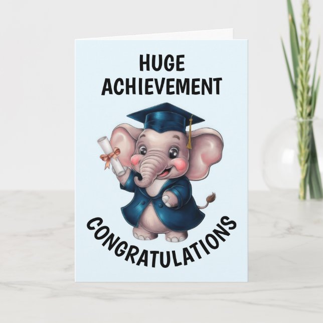 Carte Graduation des éléphants (Devant)