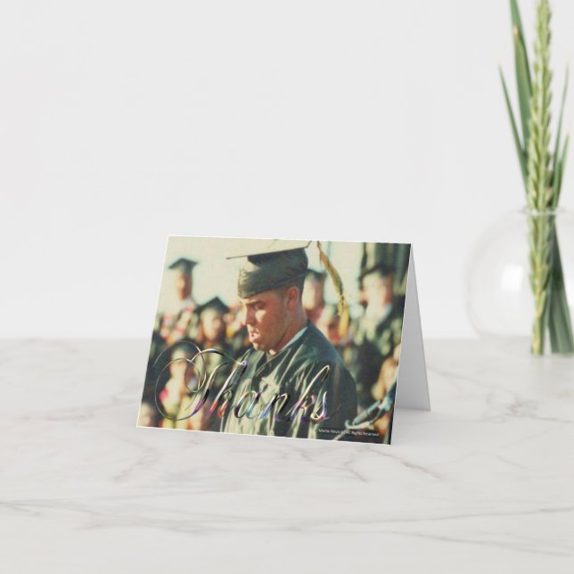 Carte Graduation/Merci (Personnaliser) (Devant)