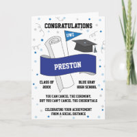 Graduation Quarantine Social Espaccing Custom