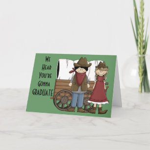 Carte Graduation We're Impressed! Card - Western