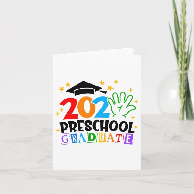 Carte Gradué Préscolaire 2025 Cl De 2025 Enfants (Devant)