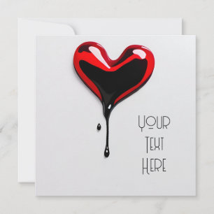 Carte graffiti amour coeur valentines jour personnalisé