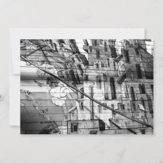 Carte Graffiti noir et blanc à San Francisco